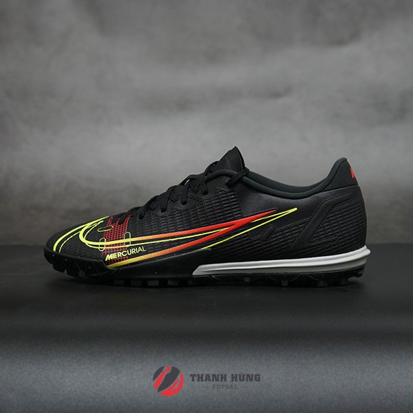GIÀY ĐÁ BÓNG CHÍNH HÃNG NIKE MERCURIAL VAPOR 14 ACADEMY TF - CV0978-090 -  ĐEN / XÁM | Lazada.vn