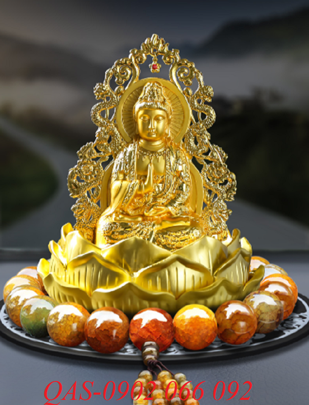 Tượng phật bà quan âm nước hoa ô tô tượng mật tông đồ thờ cúng