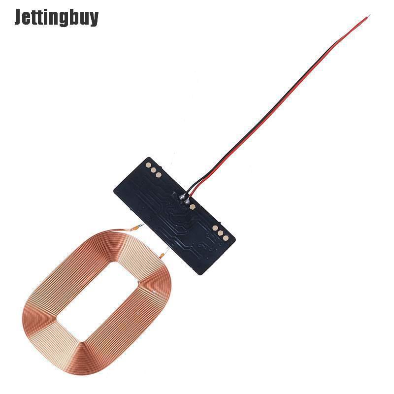 Jettingbuy Tiêu Chuẩn Qi Bộ Sạc Không Dây Nhanh Mô-đun Bảng Mạch PCBA + Cuộn Dây