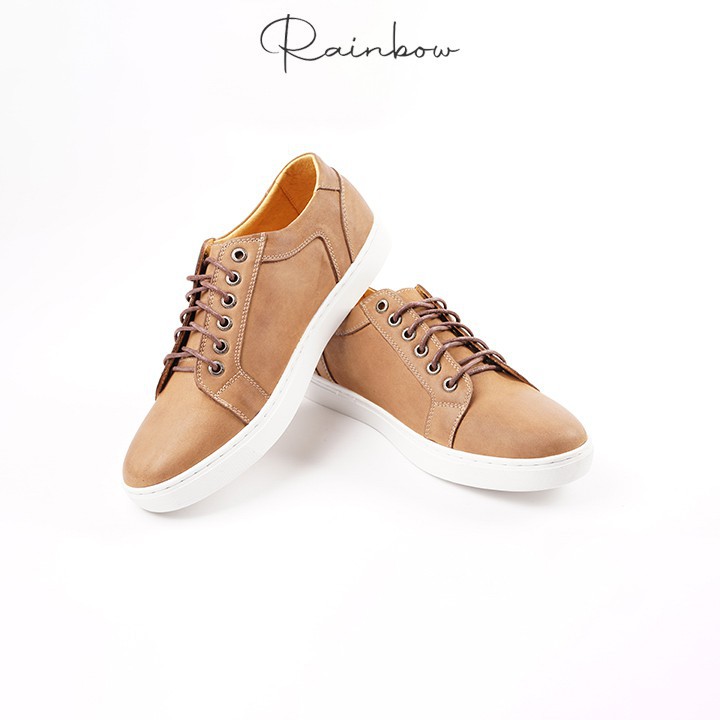 Giày sneaker nam da bò thật Rainbow S004 COG
