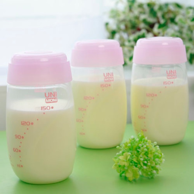 Bộ 3 bình trữ sữa mẹ Unimom 150ml