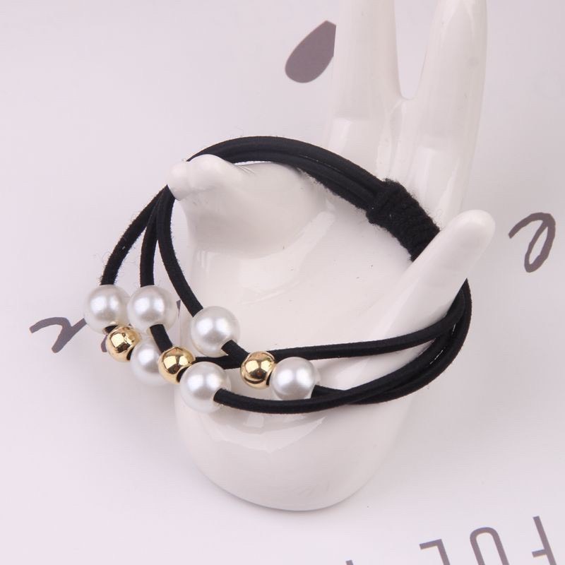 Combo 5 Dây cột tóc hạt trai dễ thương (giao màu ngẫu nhiên)