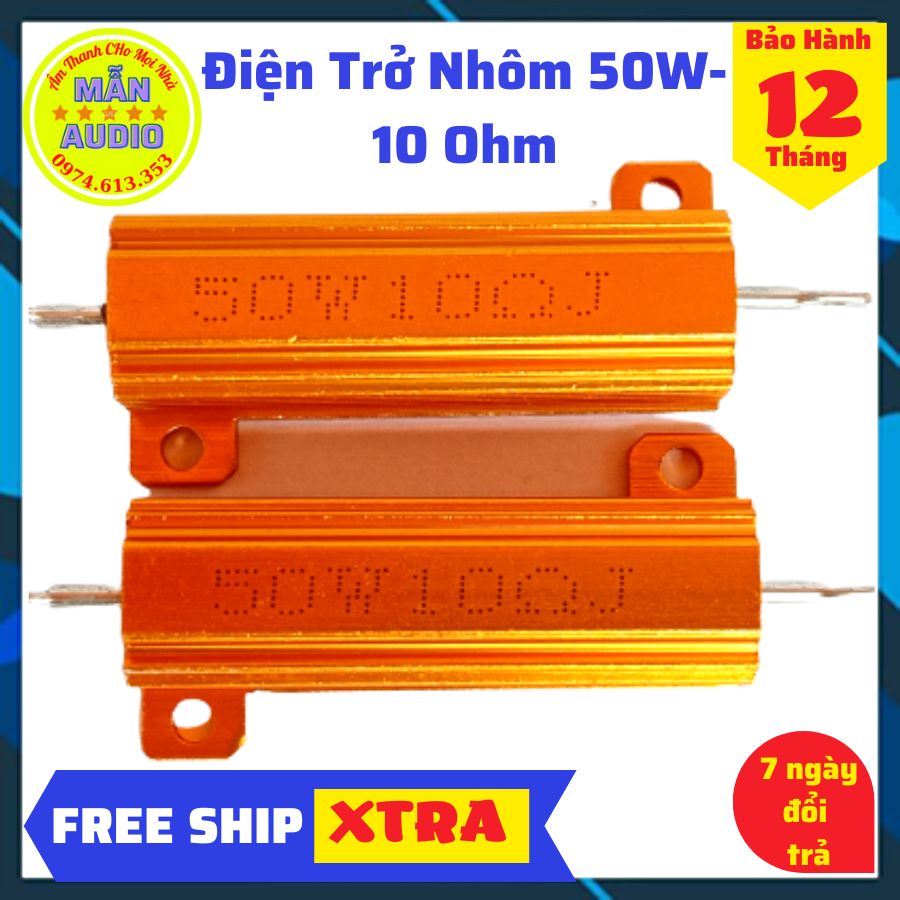 Điện trở nhôm 50W- 10 Ohm