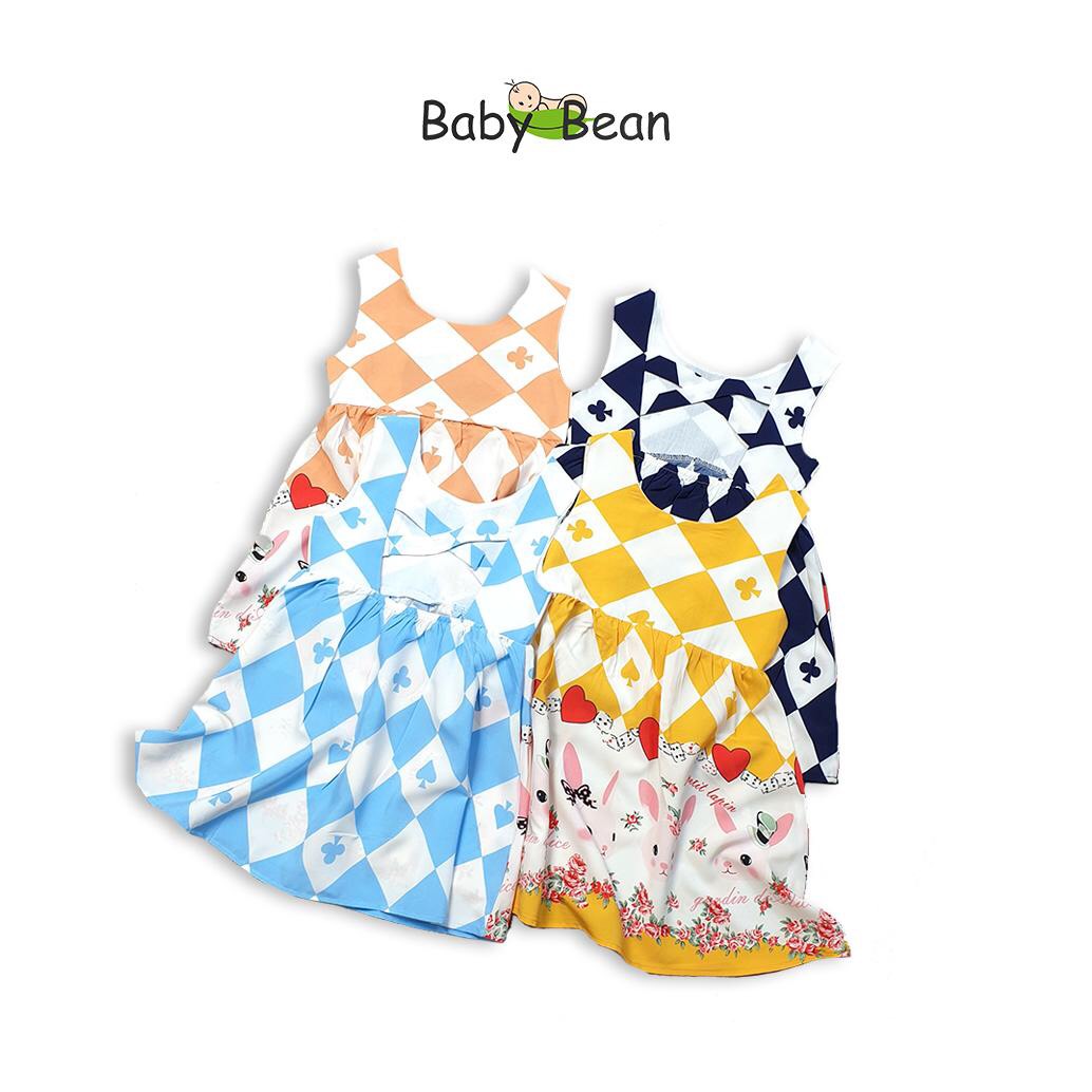 Váy Đầm Lụa 2 Dây Chéo Lưng Bé Gái BabyBean (10kg-35kg)