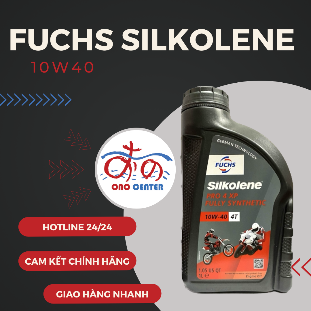 Fuchs Silkolene Pro 4 10W40 (1L/CHIẾT LẺ 800ML, 1L1, 1L2, 1L3, 1L4)