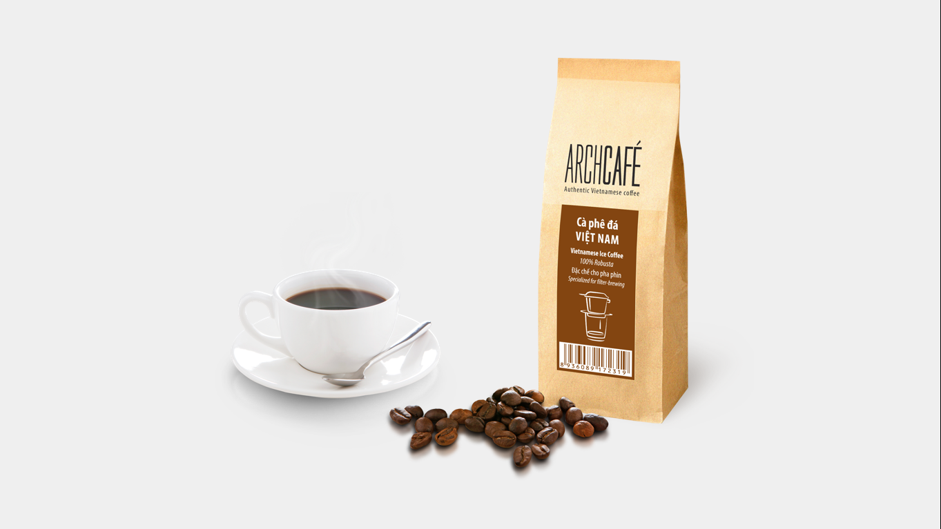 Vietnam Iced Coffee (Brown Label) _ Roasted Coffee Bean (500g/bag)