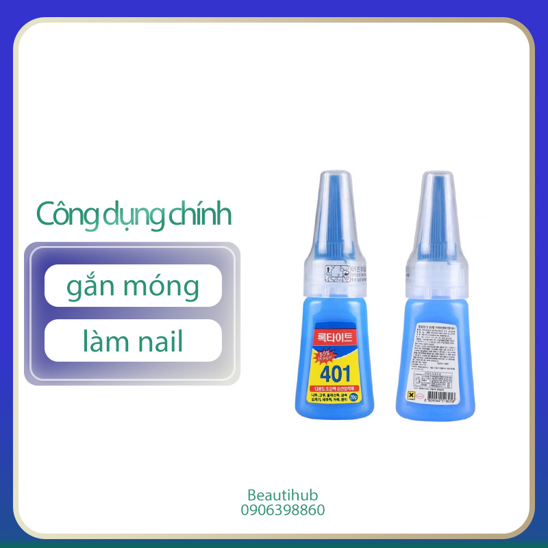 Keo dán 401 loại 1 siêu bền làm móng làm nail