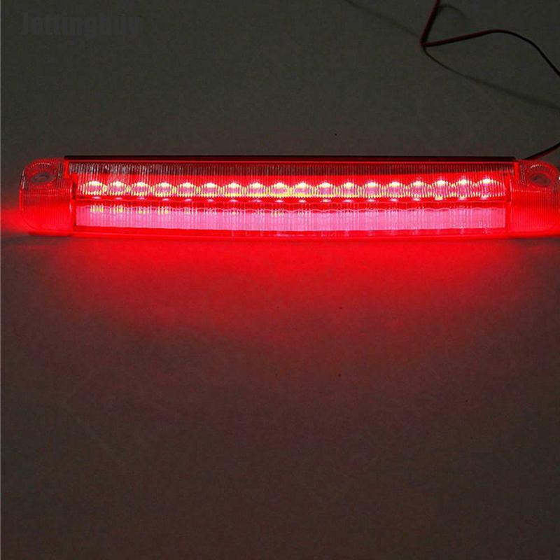 Jettingbuy Red 18 LED Car Tail Third High-End Brake Stop Light Waterproof Reversing Lights