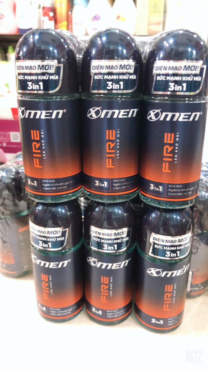 [HCM]Lăn khử mùi XMen Fire Active thơm mạnh mẽ 50ml