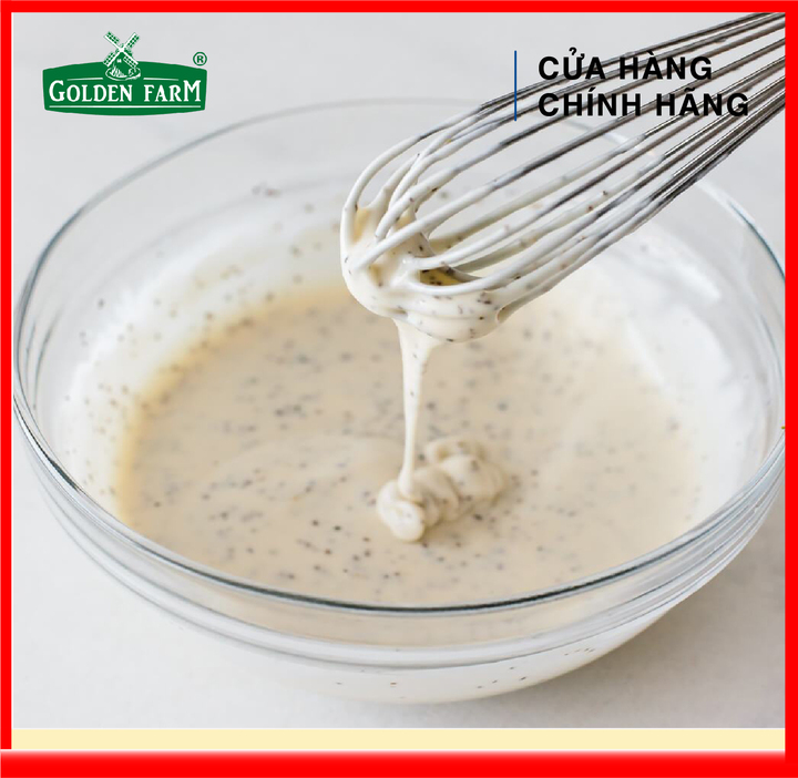 [Phù hợp ăn kiê.ng] Sốt Salad Caesar Golden Farm