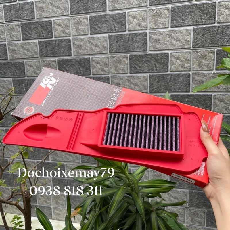 Lọc gió độ KN gắn Vision