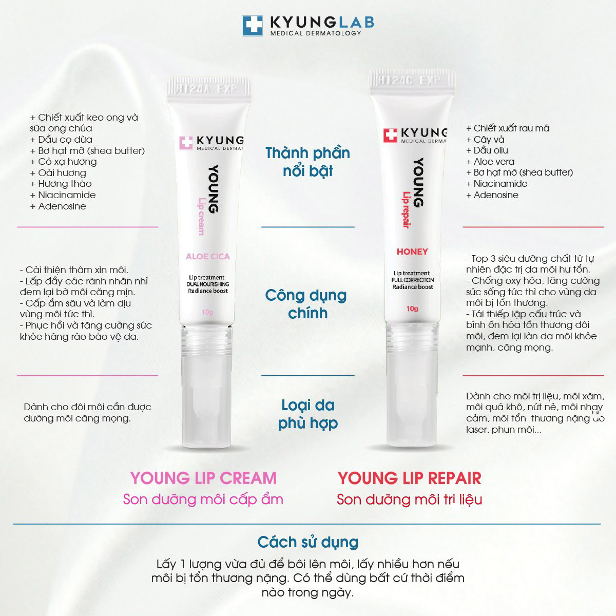 Son dưỡng môi KyungLab Young Lip 10g