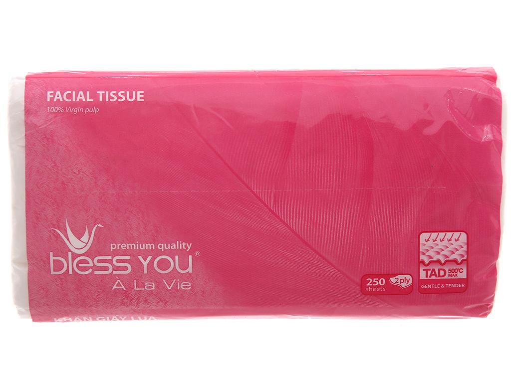 Khăn Giấy Lụa Softpack Bless You À La Vie 250 tờ