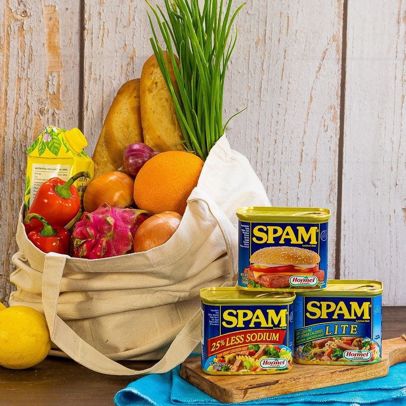 Thịt Heo Hộp SPAM Giảm Mặn 340g - Nhập Khẩu Mỹ | Hormel SPAM Less Sodium 340g