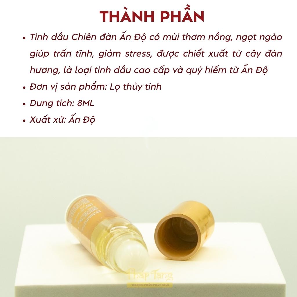 Tinh dầu Chiên đàn Ấn Độ lọ 8ML - Pháp Tạng