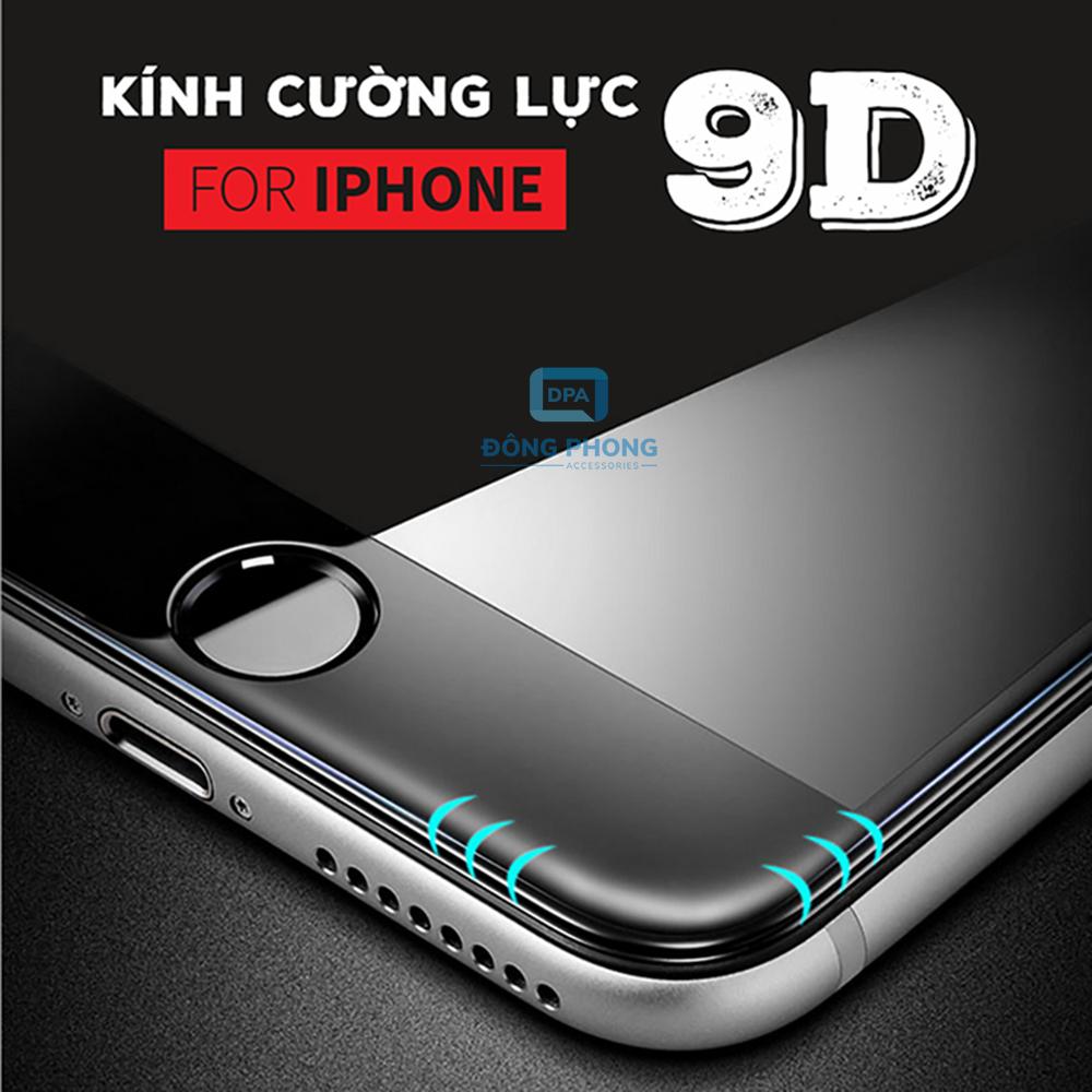 [HCM]Miếng Dán Cường Lực iPhone Full Màn Hình 9D Cao Cấp