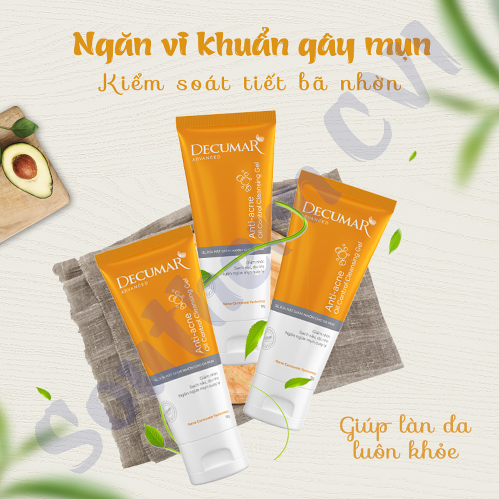 Gel Rửa Mặt Ngừa Mụn Decumar