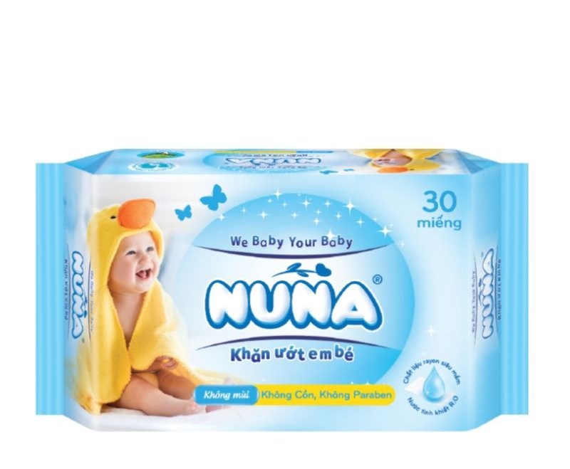 Khăn ướt Nuna 30 tờ