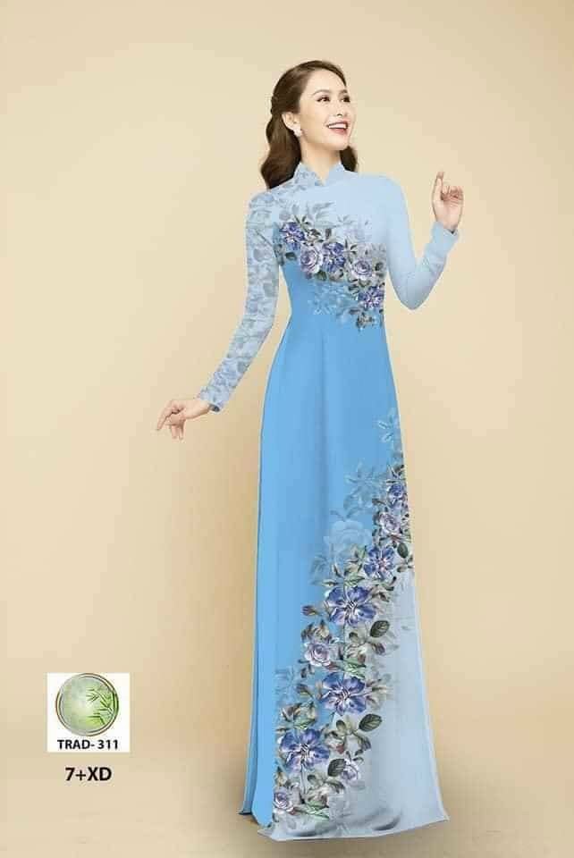 Áo dài truyền thống AD12-01 (CẢ BỘ
