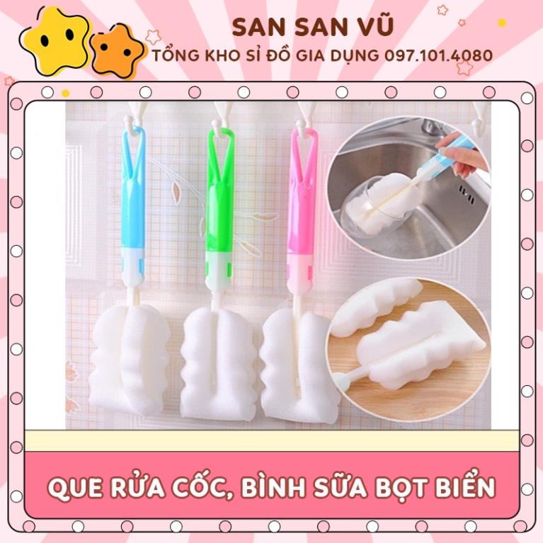 Que rửa cốc, bình sữa mút tiện dụng - Que rửa cốc bọt biển