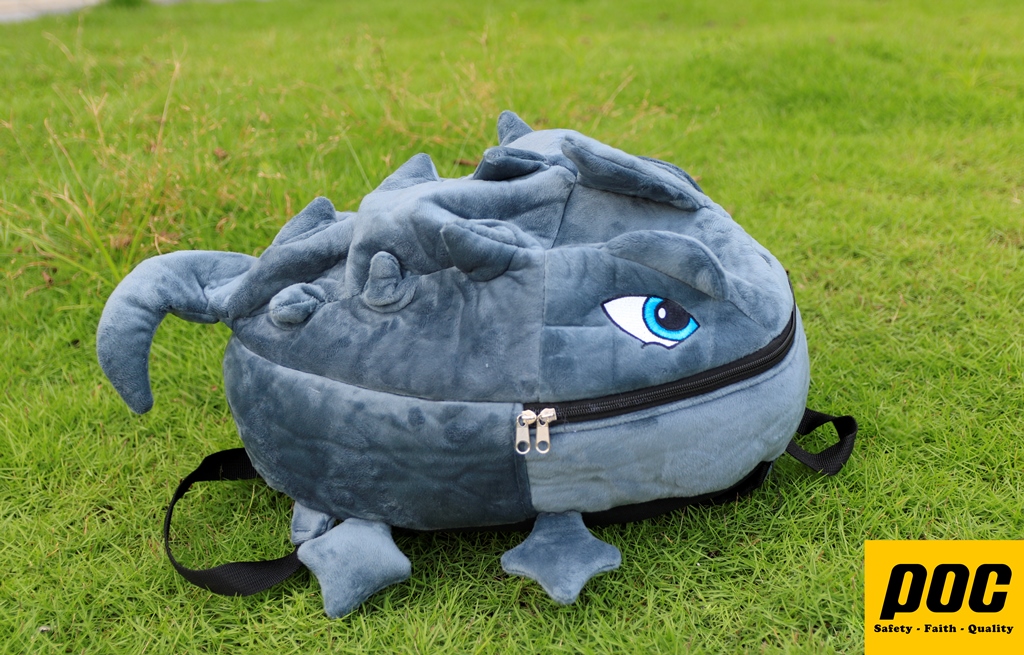 Balo khủng long vải nhung cỡ lớn đủ màu sắc chính hãng