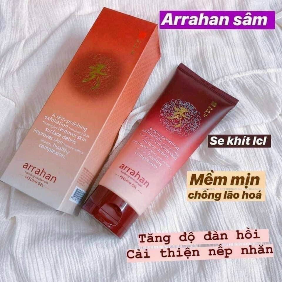 Tẩy tế bào chết arrahan hồng sâm(tặng 1 cây son kem)