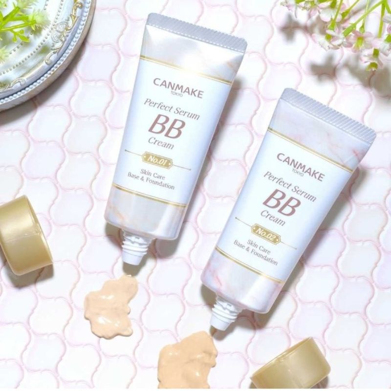 Kem Nền BB Canmake Perfect Serum BB Cream 30g.#01 Light