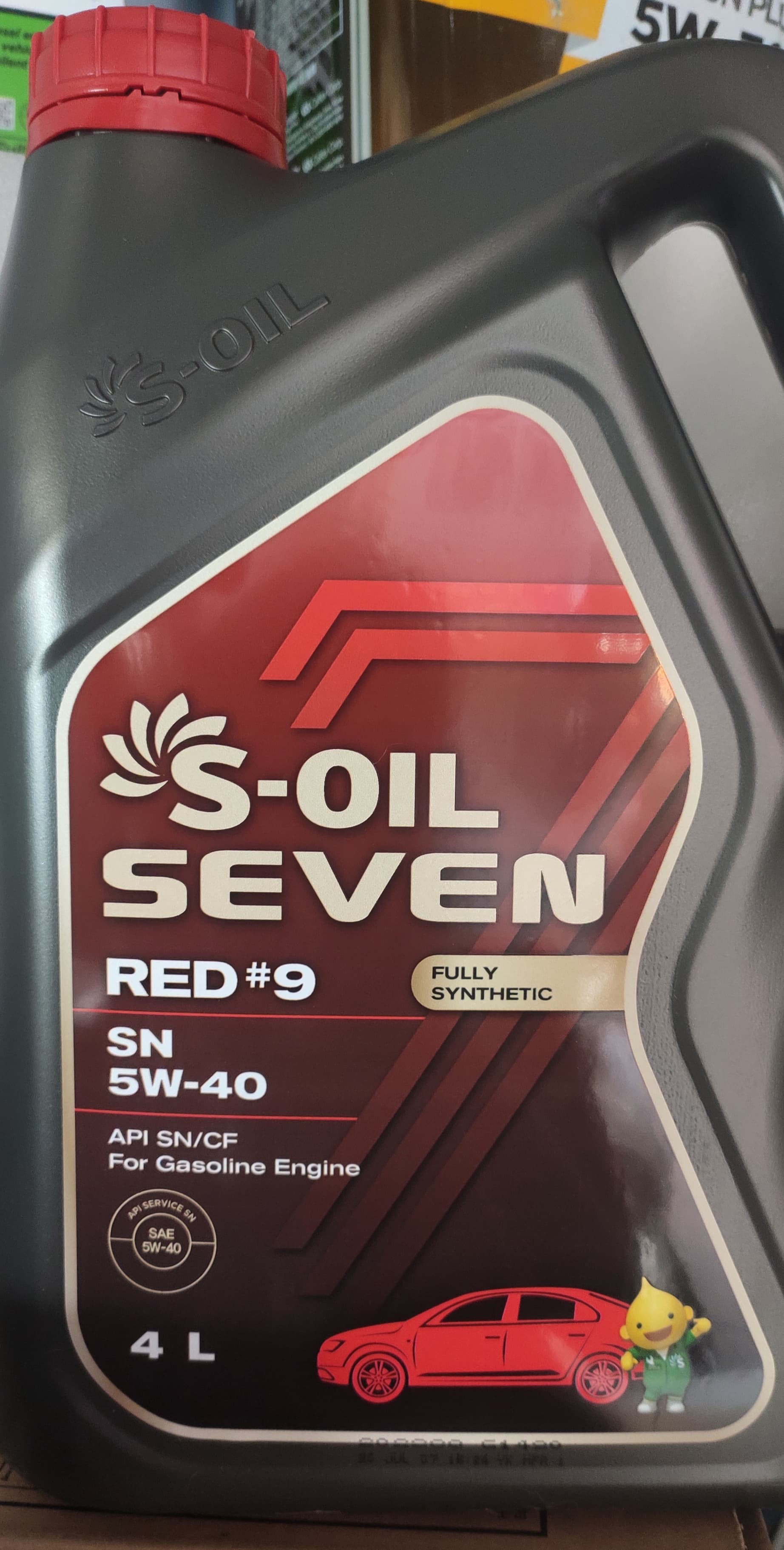 DẦU NHỚT S-OIL RED #9- SP 5W40- 4L