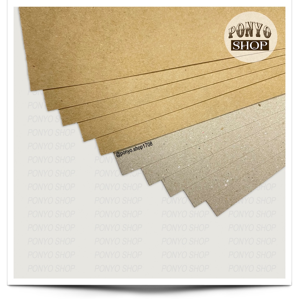 Khổ a5 - 10 tờ giấy kraft nhật khổ a5, định lượng 280gsm làm handmade