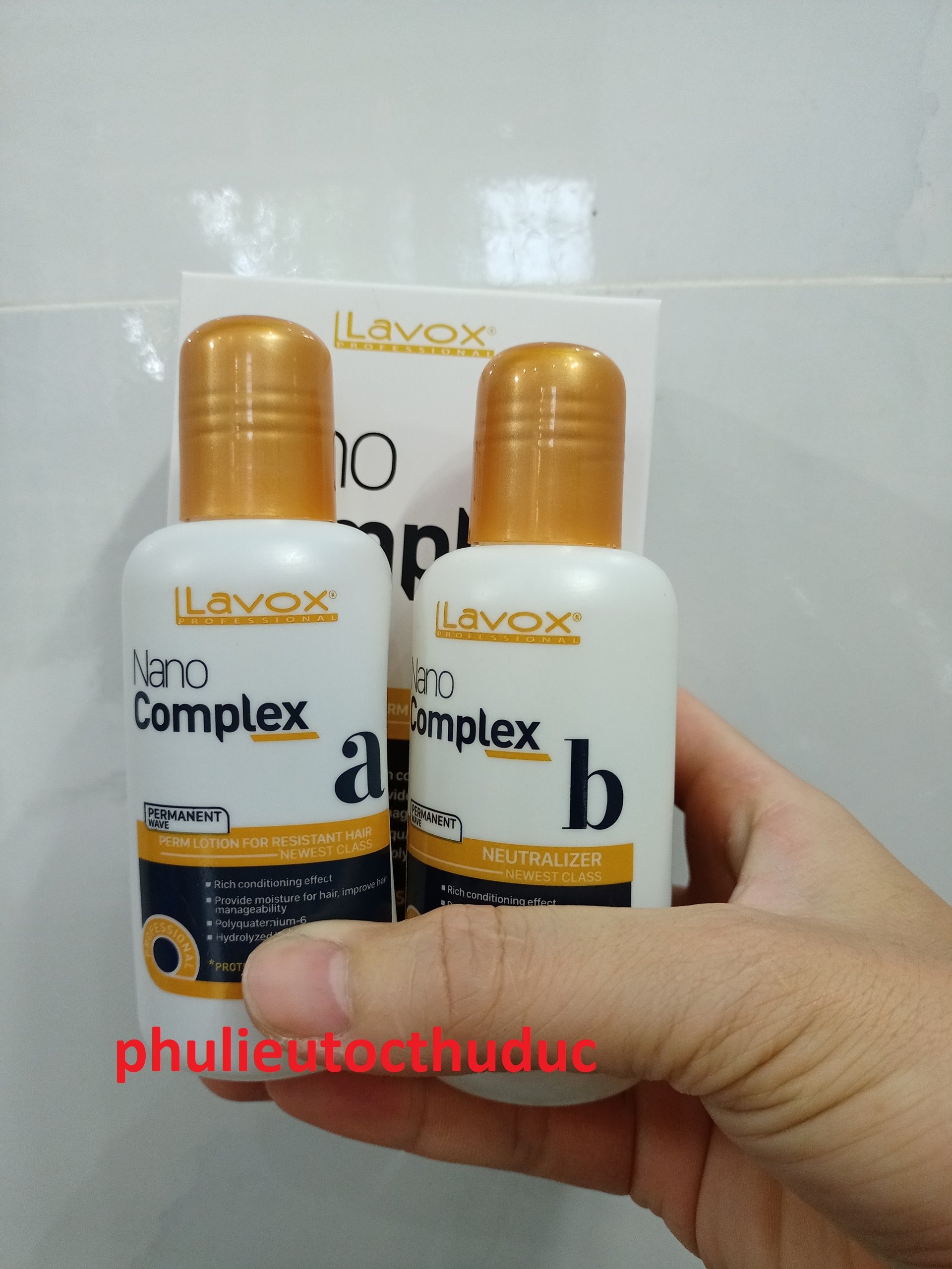 [HCM]Dung dịch uốn lạnh Lavox dùng để uốn tóc tại nhà mà không ra salon