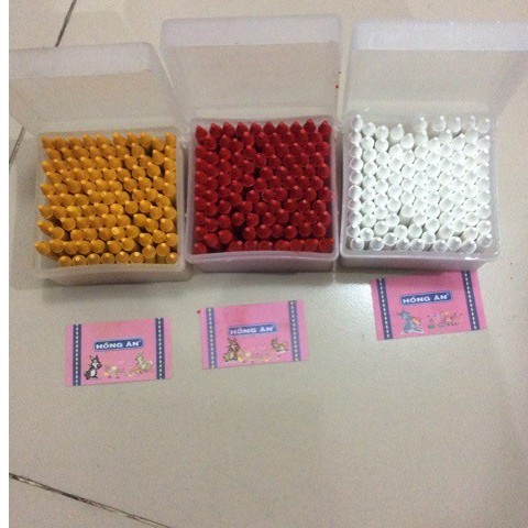 Phấn sáp ghi xe Hồng Ân ( 100 viên/ hộp)