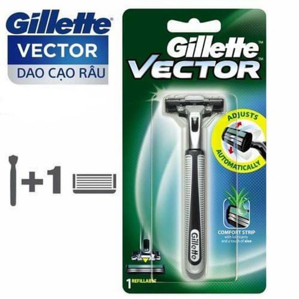 COMBO 5 Dao Cạo Râu Gillette Vector Plus