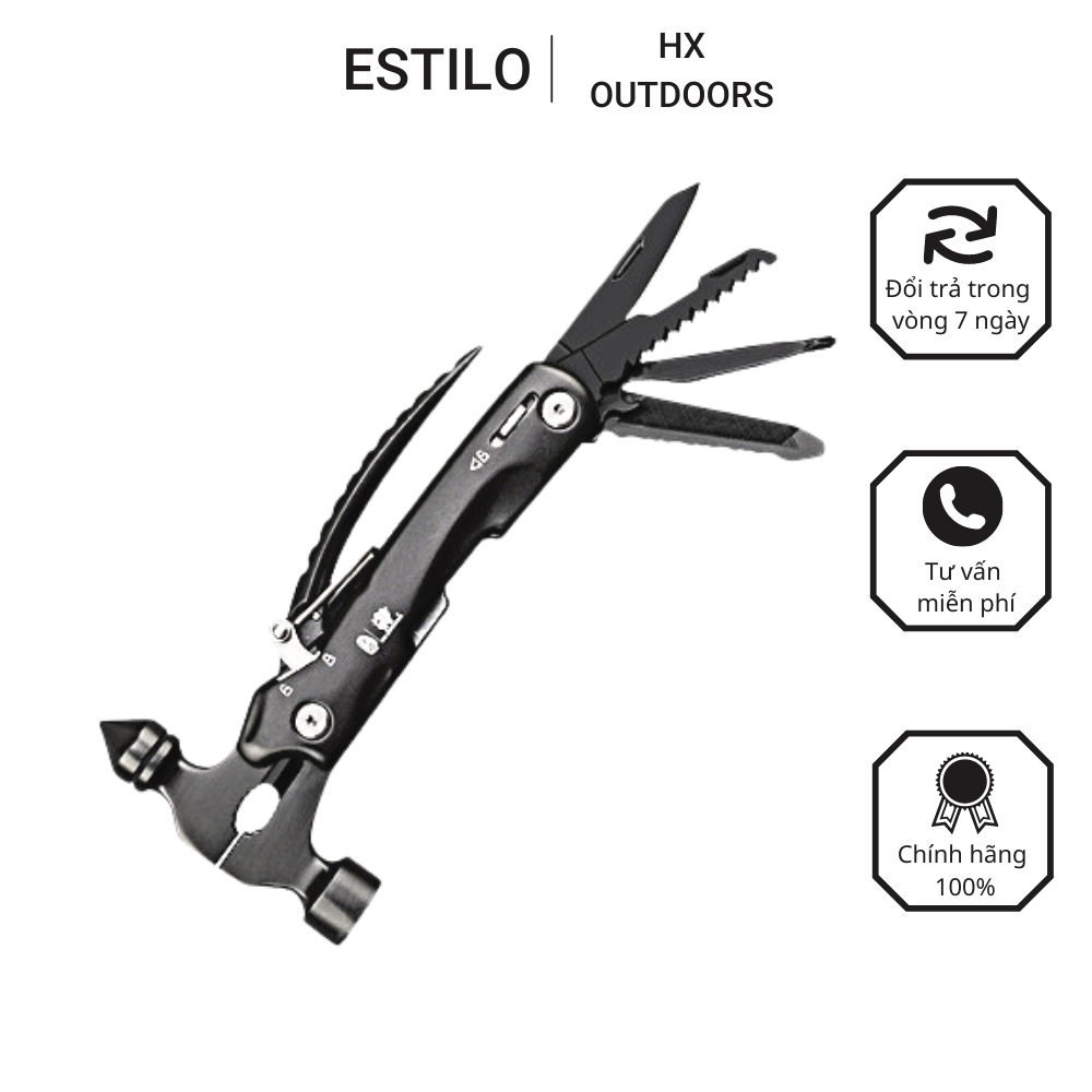 Búa Thoát Hiểm HX OUTDOORS CZ003 đa năng hàng chính hãng đi phượt cắm trại