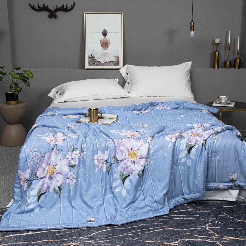 CHĂN HÈ LỤA TENCEL ( CHĂN LẠNH ) 2mx2m3