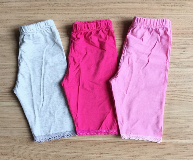 [HCM]Quần Thun Lửng Ôm Bé Gái 8-25Kg