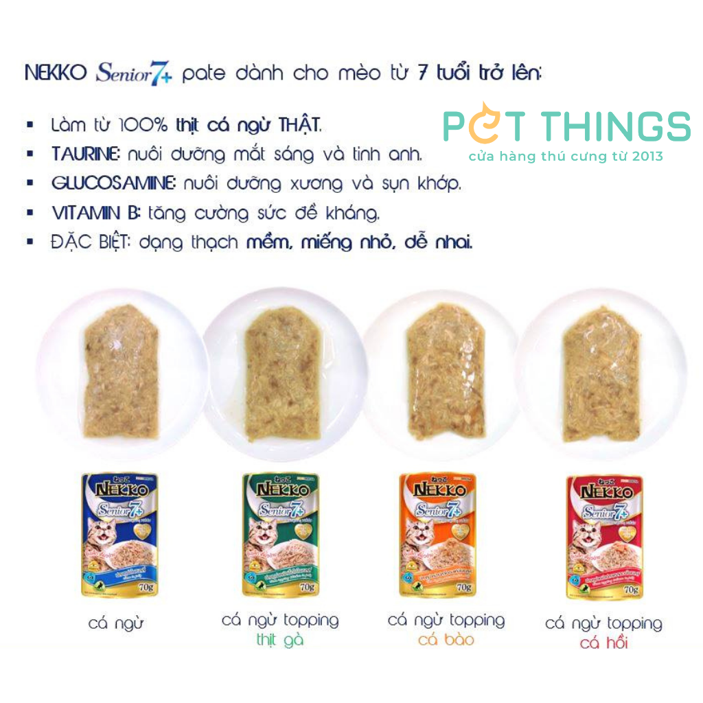 Pate Cho Mèo Nekko Thái Lan 70g