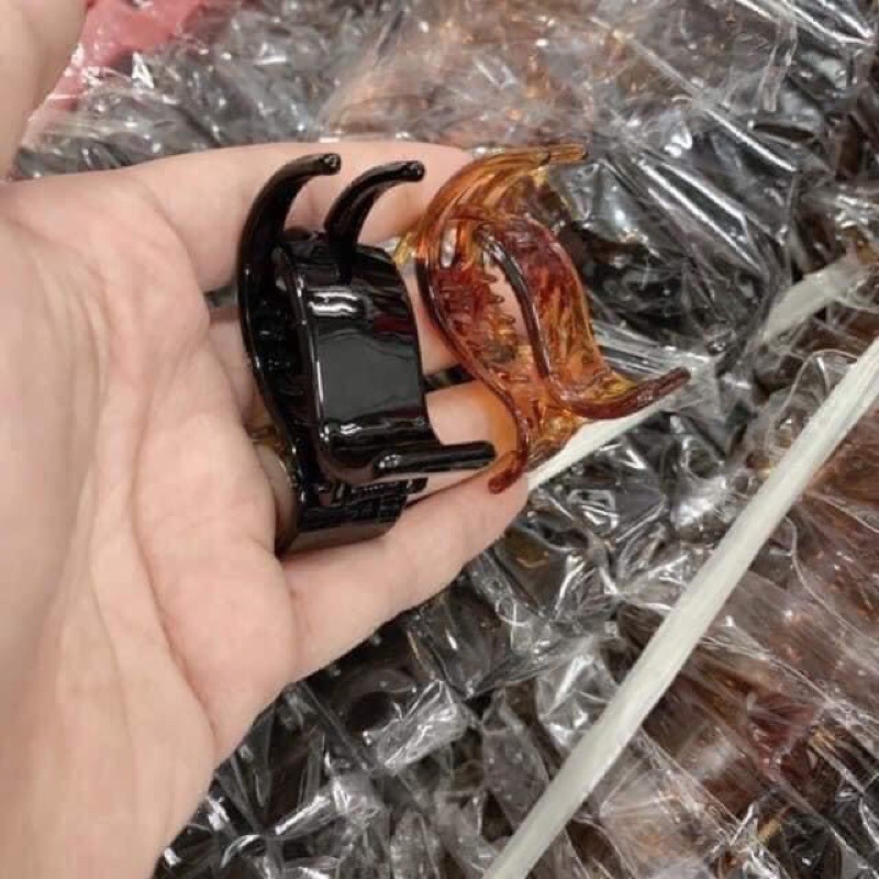 Set 5 Kẹp Tóc Nữ 3 Răng / Cặp Tóc Càng Cua 3 Răng