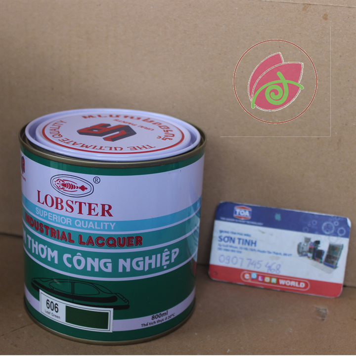 Sơn thơm công nghiệp Lobster 800ml - sơn đa năng gỗ sắt thép tôn nhựa xe máy