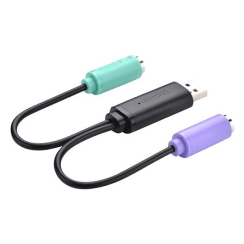 Cáp Chuyển Đổi USB Sang 2 Cổng PS2 Ugreen 20219 - Hàng