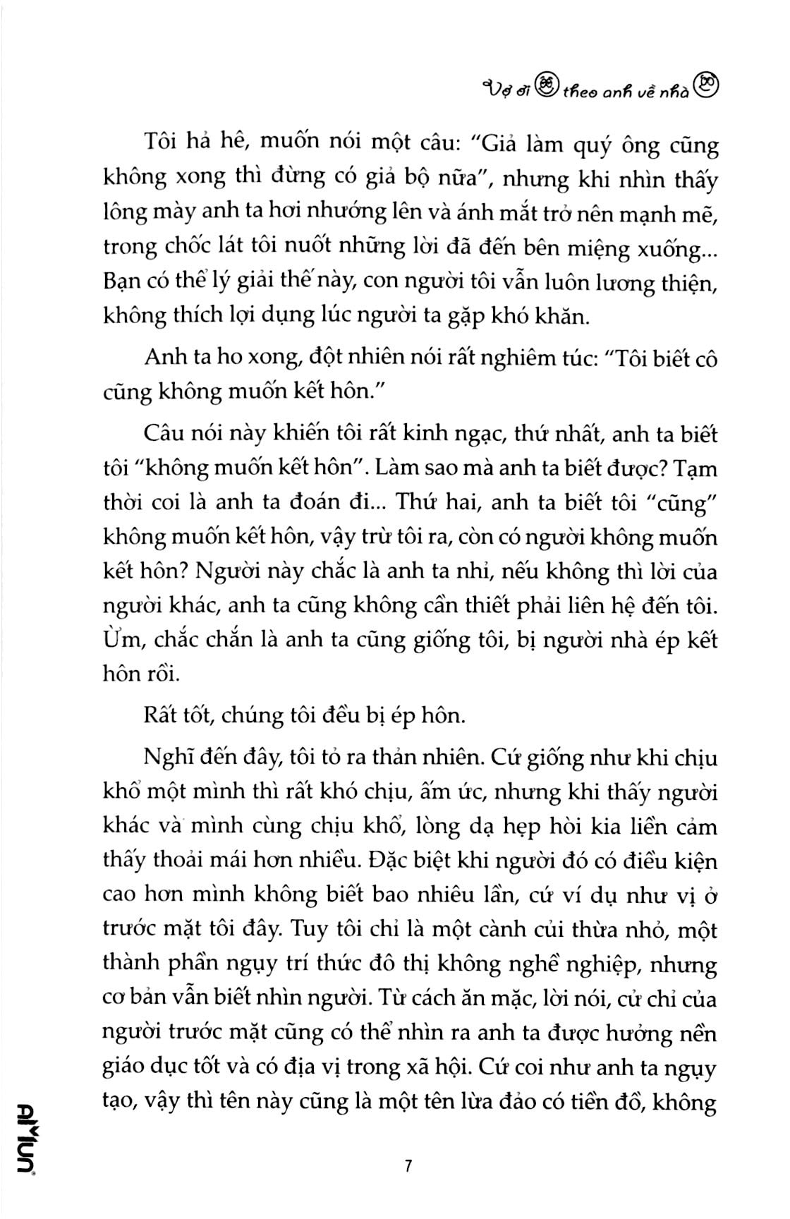 Fahasa - Vợ Ơi Theo Anh Về Nhà (Tái Bản 2018)