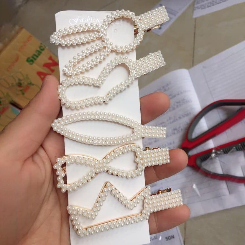 Set 20 Kẹp Tóc Ngọc Trai Hàn Quốc (kèm ảnh thật) - Kẹp Tóc Style Hàn