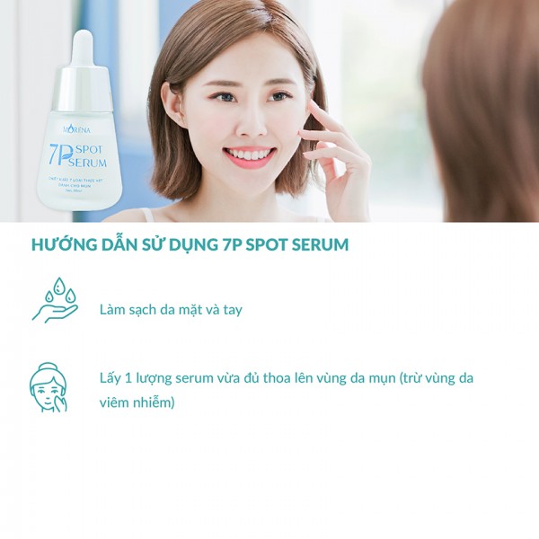 Serum mụn 7P Spot serum Huyền Phi chính hãng