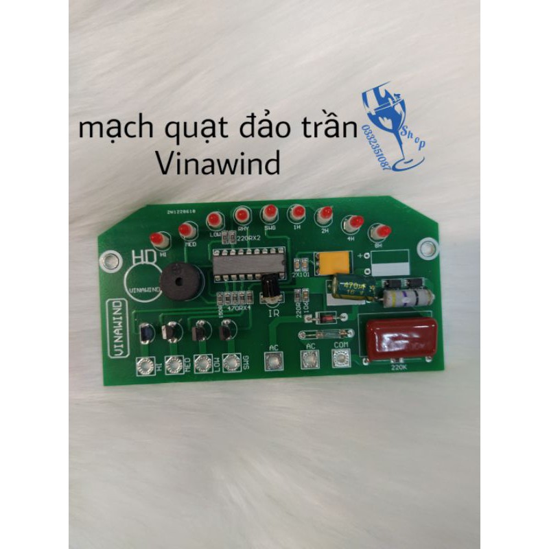 bo mạch nhận khiển của quạt đảo trần vinawind - hàng đẹp bảo hành 1 tháng