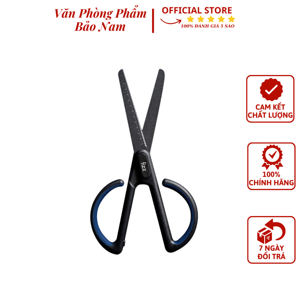 Văn phòng phẩm bảo nam - kéo văn phòng chống dính cao cấp guangbo fizz 170mm fz212003