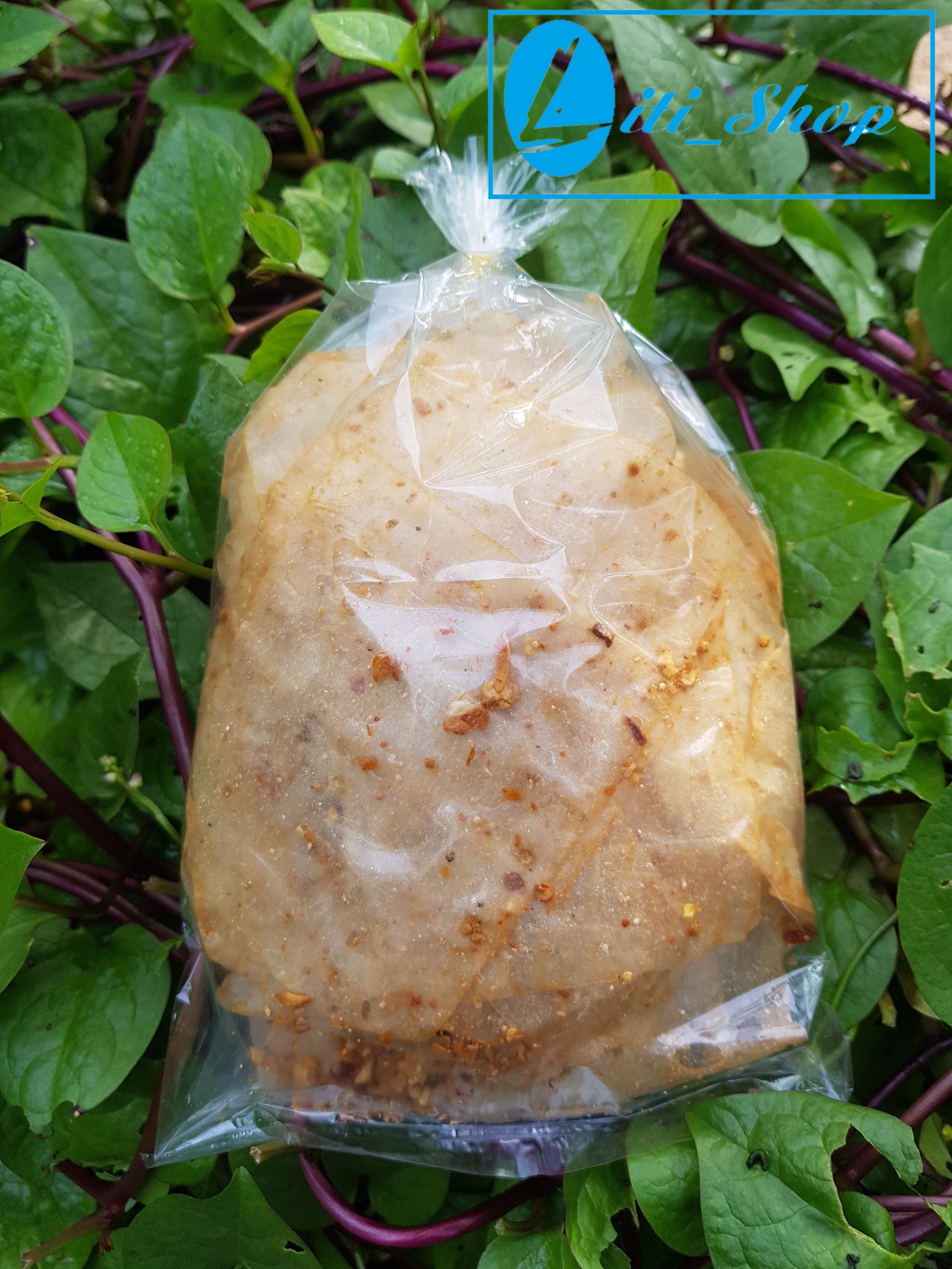 Bánh tráng Xì ke 100gr (trộn Muối nhuyễn-Tỏi phi)