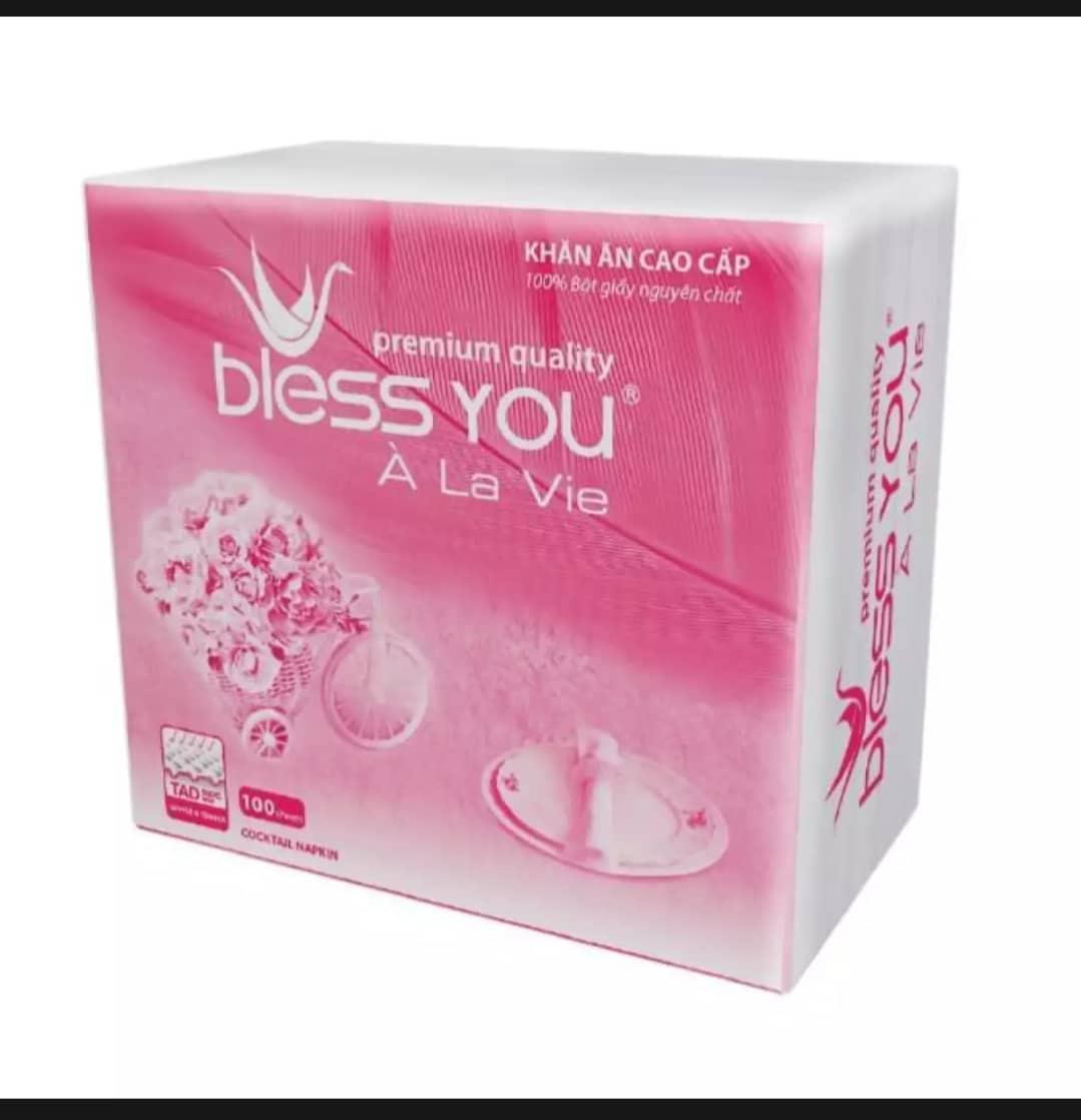 [HCM]combo 4 giấy ăn bless you 100t 33 x 33 cm