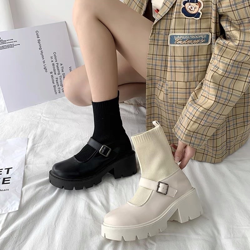 Giày lolita đế 6cm phong cách Hàn quốc