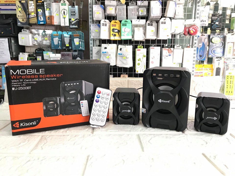 LOA VI TÍNH 2.1 KISONLI U-2500BT CÓ BLUETOOTH