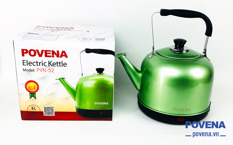 Ấm đun điện siêu tốc 5L Povena PVN-52