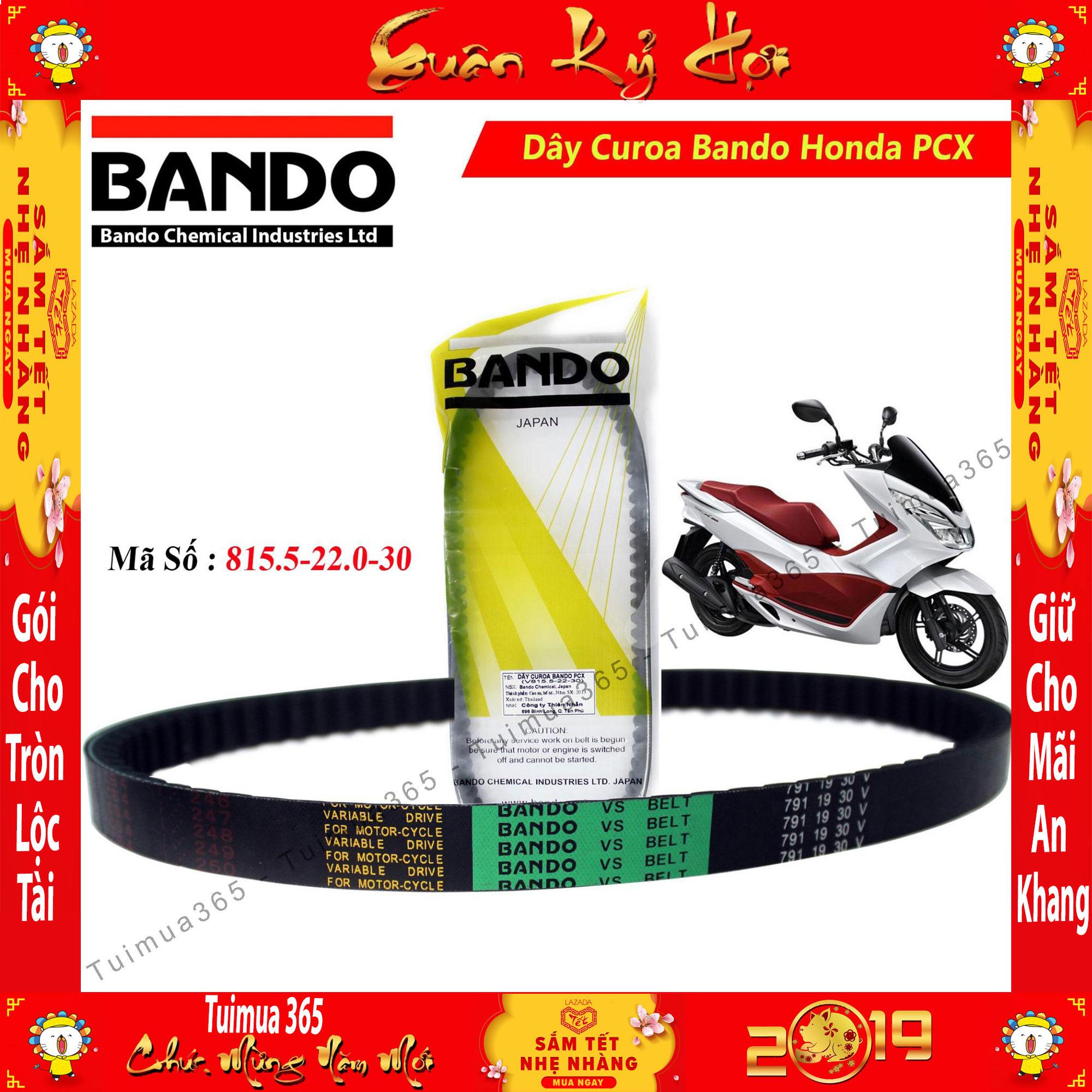 [HCM]Dây curoa Honda PCX, Vario, Click 125/150, AirBlade 125/150 ( Bando Thái Lan )